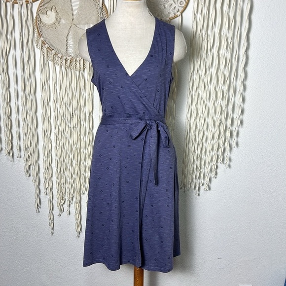 Toad&Co Women's Cue Sleeveless Belted Dress Size Large - Picture 2 of 10